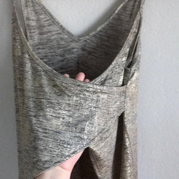 Fun Gold Foil Open Back Top - Picture 5 of 6